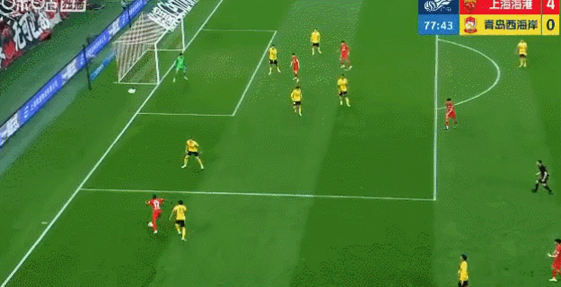  武磊巧妙垫射完成梅开二度 海港4-0领先